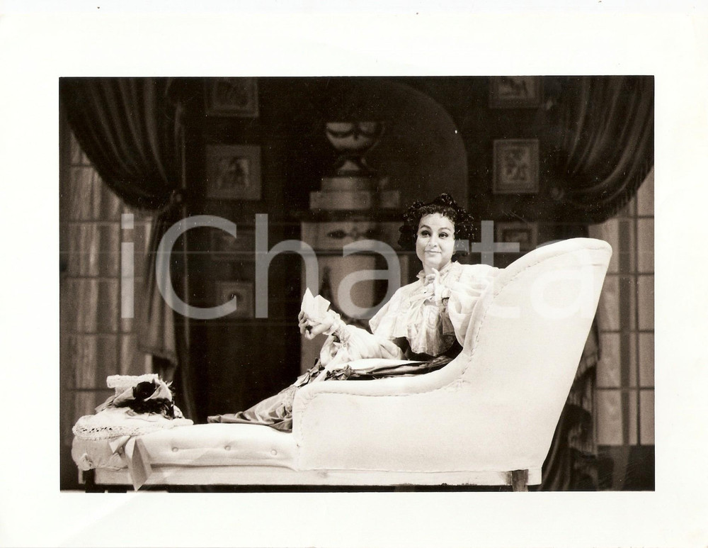 Fotografia d epoca originale 1996 PESARO Rossini Opera Festival Eva MEI ne L  occasione fa il ladro Foto 1