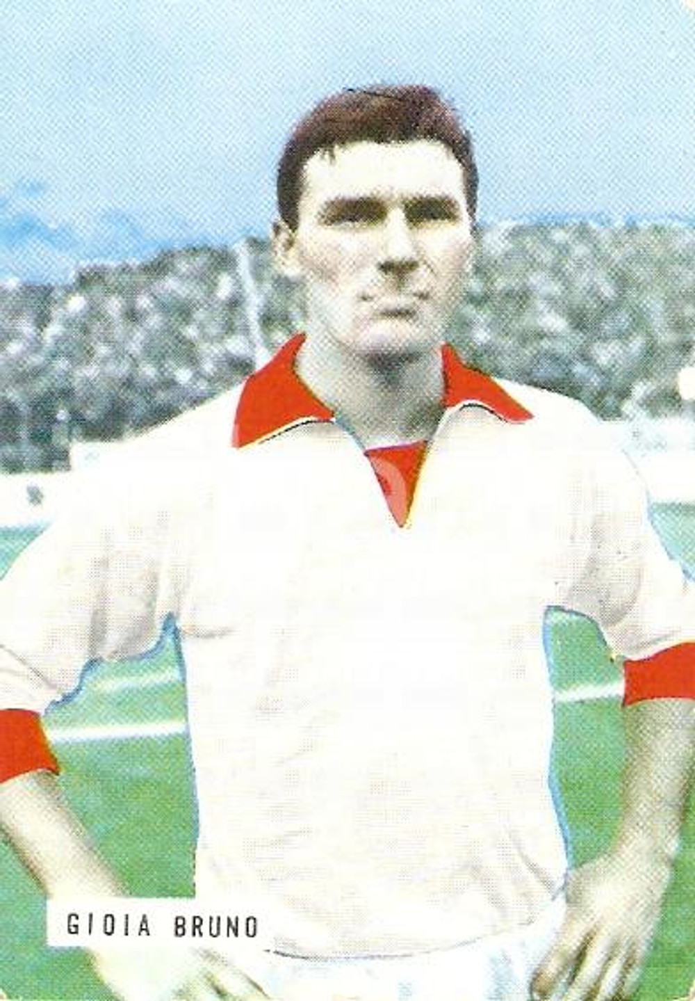 Oggetto da collezione cartaceo EDIZIONI FOTO CALCIO  CALCIATORI 1965  1966 Figurina Bruno GIOIA n. 215 VARESE 1