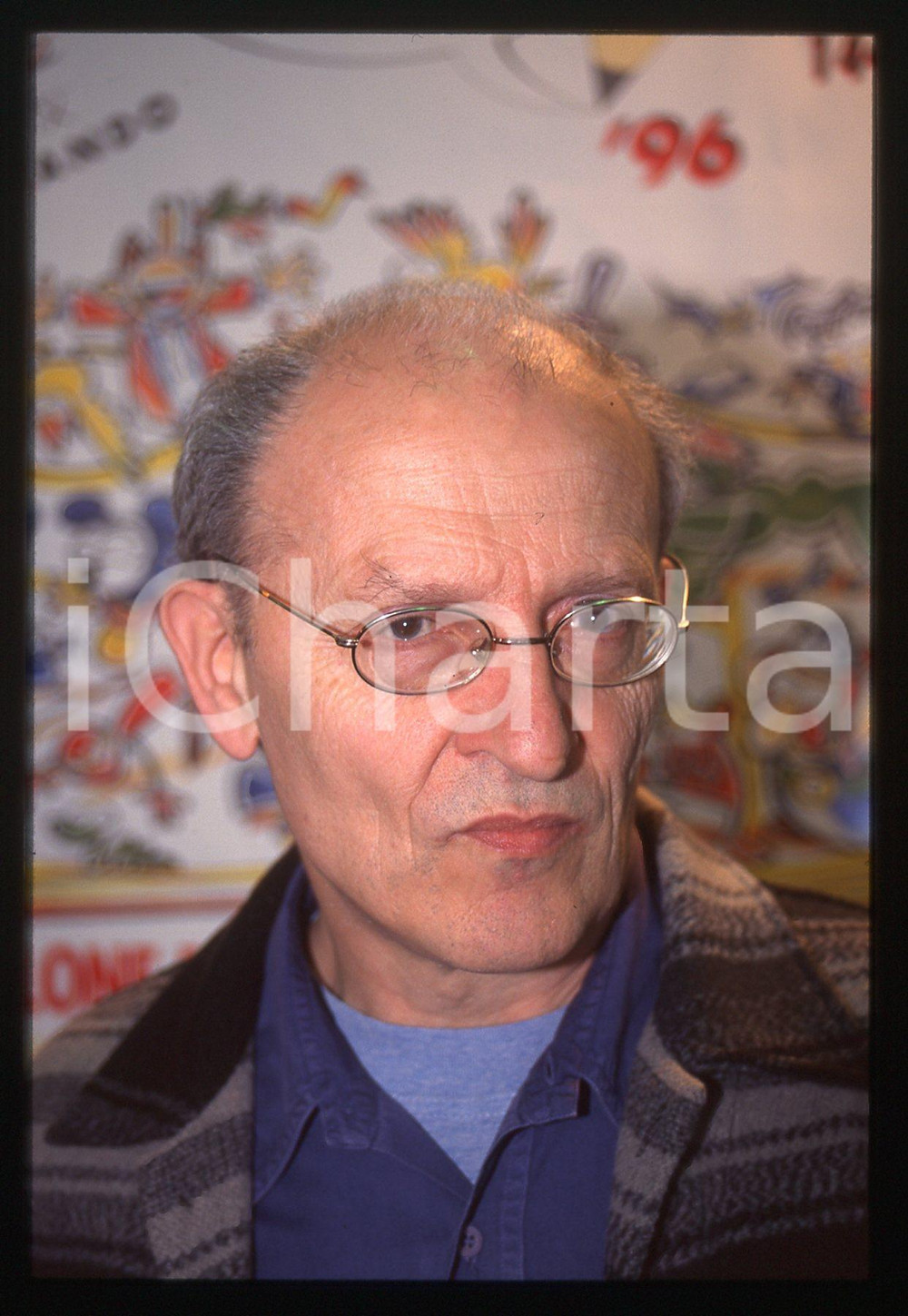 35mm vintage slide* 1996 MILANO - MOEBIUS Jean GIRAUD a CARTOOMICS Ritratto (31)