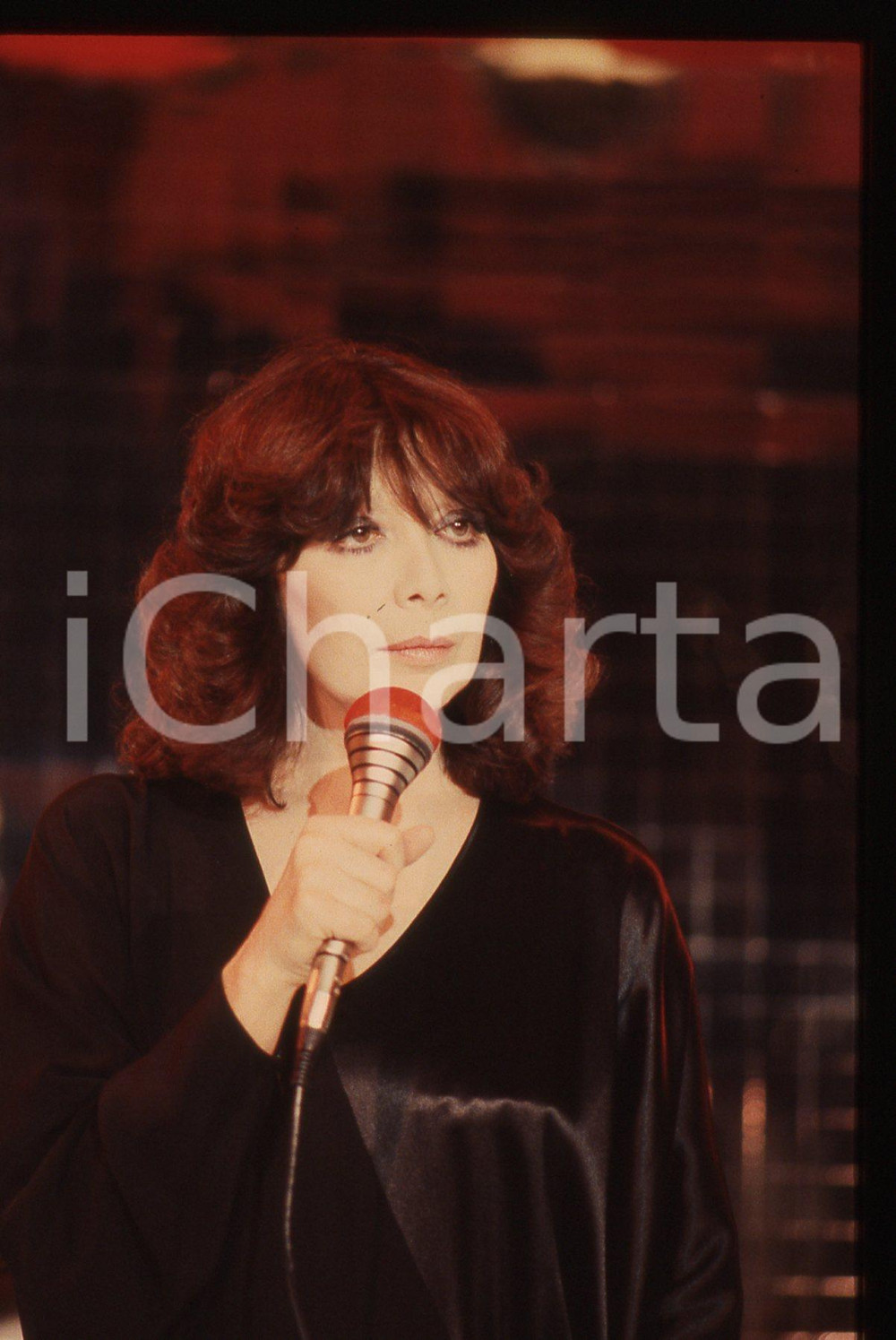 35mm vintage slide* 1985ca MUSICA Juliette GRÉCO Ritratto della cantante (20)