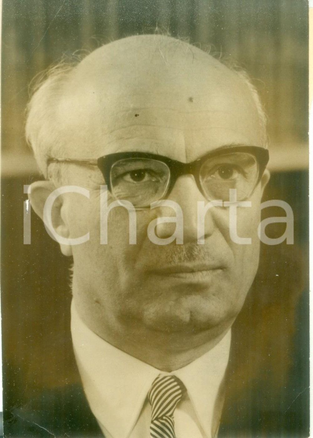 Fotografia d epoca originale 1969 ROMA Amintore FANFANI Presidente DC del Senato Fotografia 1