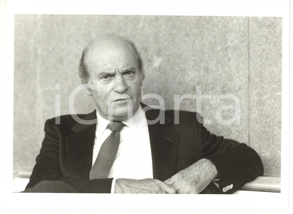 1990 ca CINEMA Ritratto dell'attore Turi FERRO *Foto VINTAGE 24x18 cm