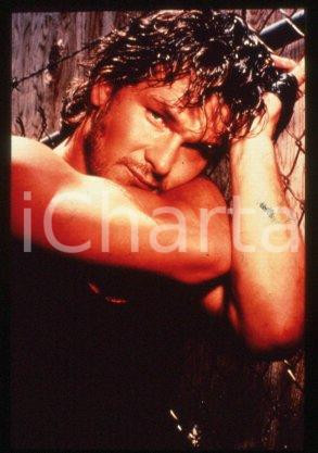 35mm vintage slide* 1990 ca CINEMA American actor Patrick SWAYZE Portrait (31)