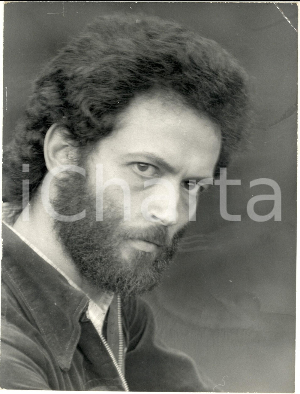 1970 ca COSTUME I GIGANTI Ritratto di Checco MARSELLA (2) - Foto 18x24 cm