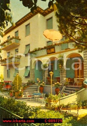 Cartolina originale da collezione 1962 MONTECATINI TERME PT Giardino Hotel Villa ANNA Cartolina 1