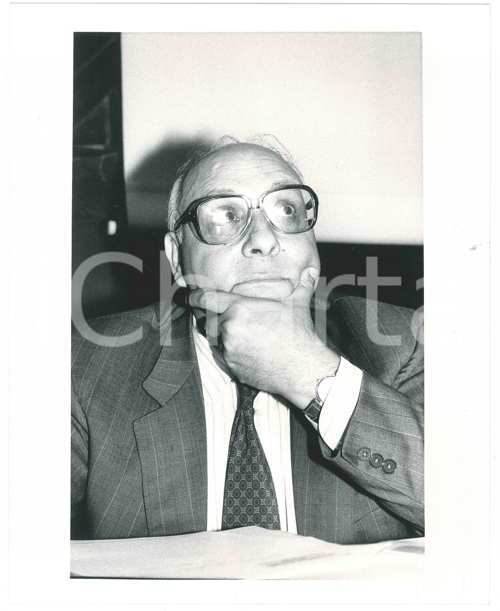 Fotografia d epoca originale 1985 ca PARTITO SOCIALISTA  Gennaro ACQUAVIVA Politico PSI  Foto 20x25 cm 5 1