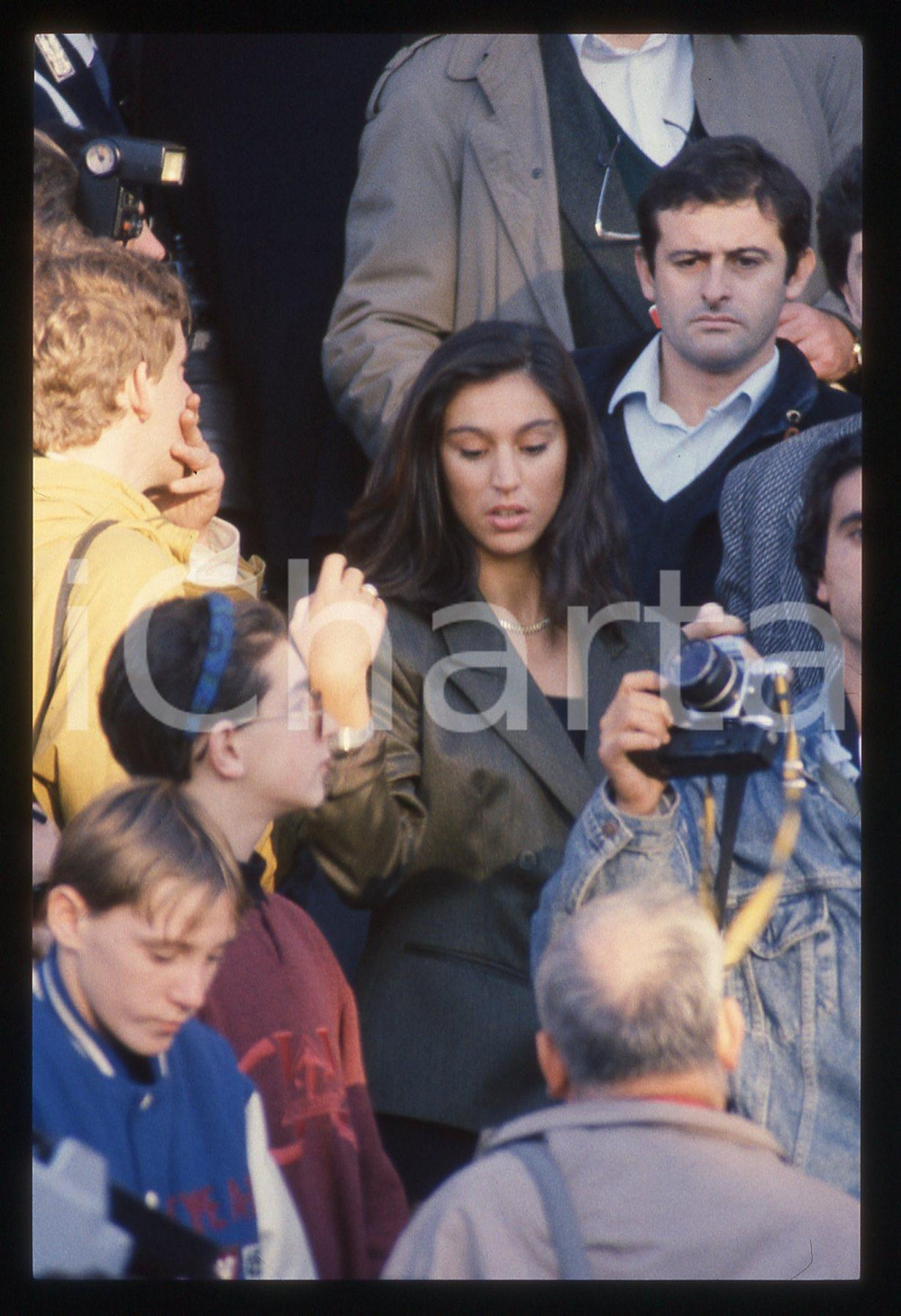 35mm vintage slide* 1990 FINO MORNASCO Cerimonia funebre Stefano CASIRAGHI
