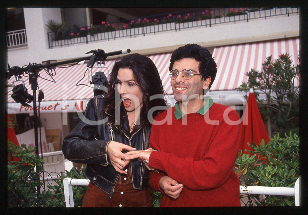 35mm vintage slide* 1994 FESTIVAL CANNES Alessandra DI SANZO Aurelio GRIMALDI 16