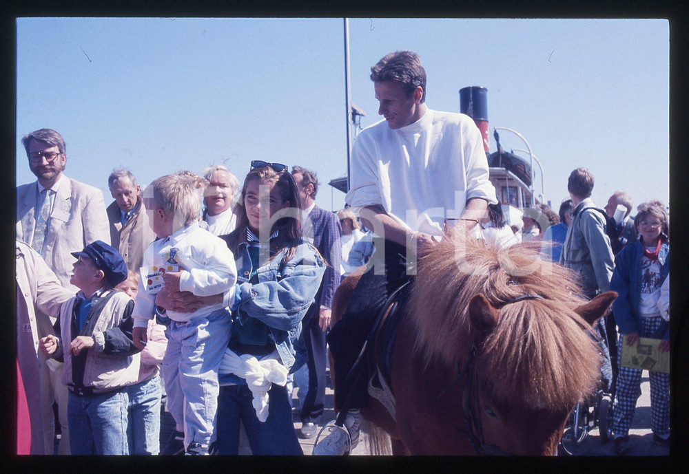 35mm vintage slide*1990ca SVEZIA - COSTUME Robin e Bjorn BORG Jannike BJORLING 4