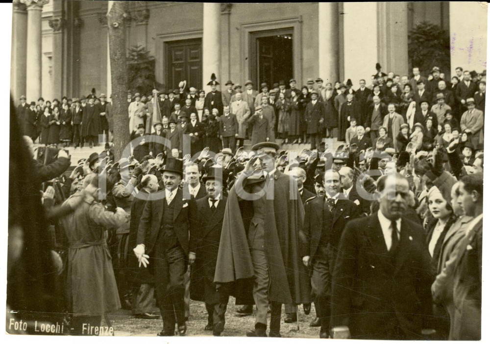 Fotografia d epoca originale 1933 Firenze, Amedeo Savoia duca d Aosta, DUCA DI FERRO 1
