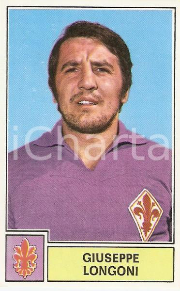 Oggetto da collezione cartaceo PANINI  CALCIATORI 1971  1972 Figurina Giuseppe LONGONI Serie A FIORENTINA 1