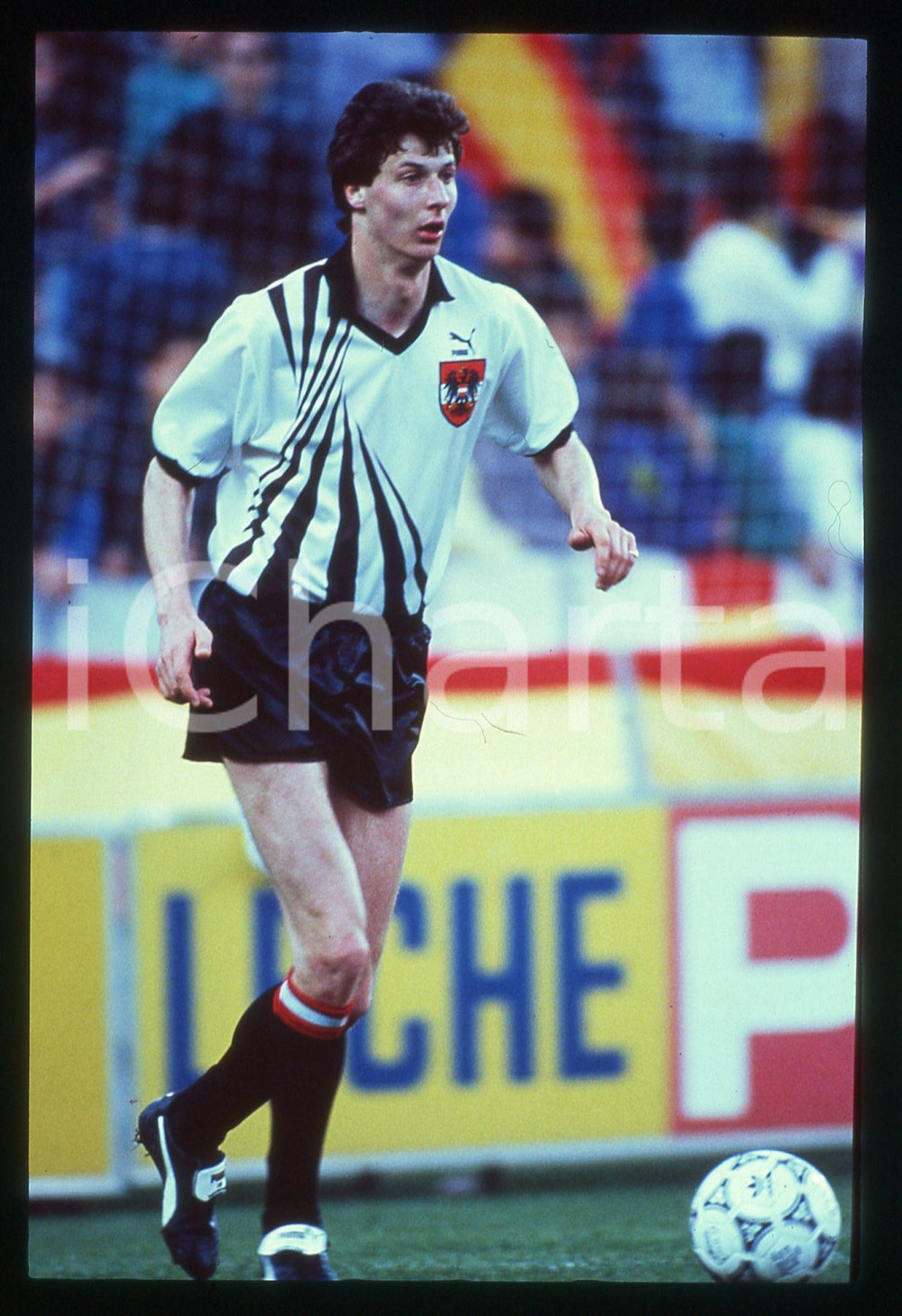 35mm vintage slide* 1990 MALAGA CALCIO SPAGNA vs AUSTRIA 2-3 - Ernst AIGNER
