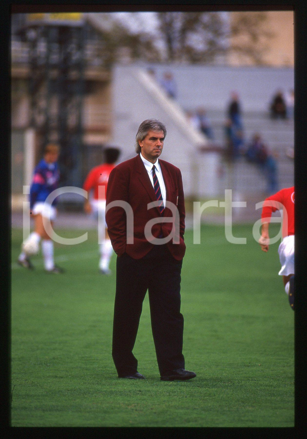 35mm vintage slide* 1988 ITALIA CALCIO Luigi MAIFREDI BOLOGNA F.C. - Allenatore