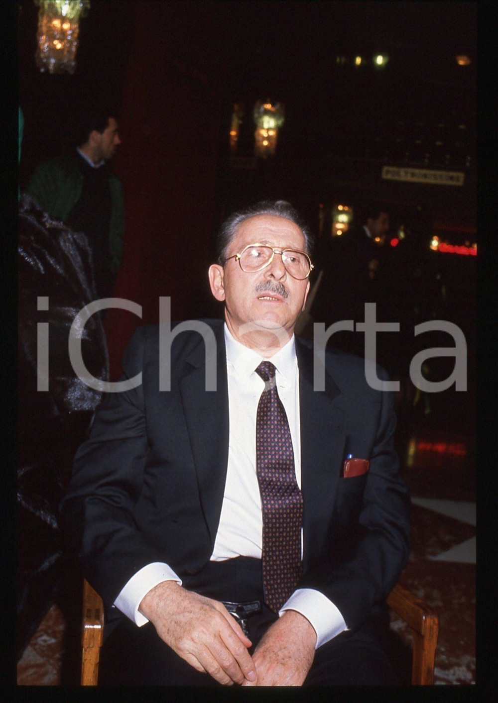 35mm vintage slide* 1989 FESTIVAL SANREMO - Domenico MODUGNO Ritratto (5)