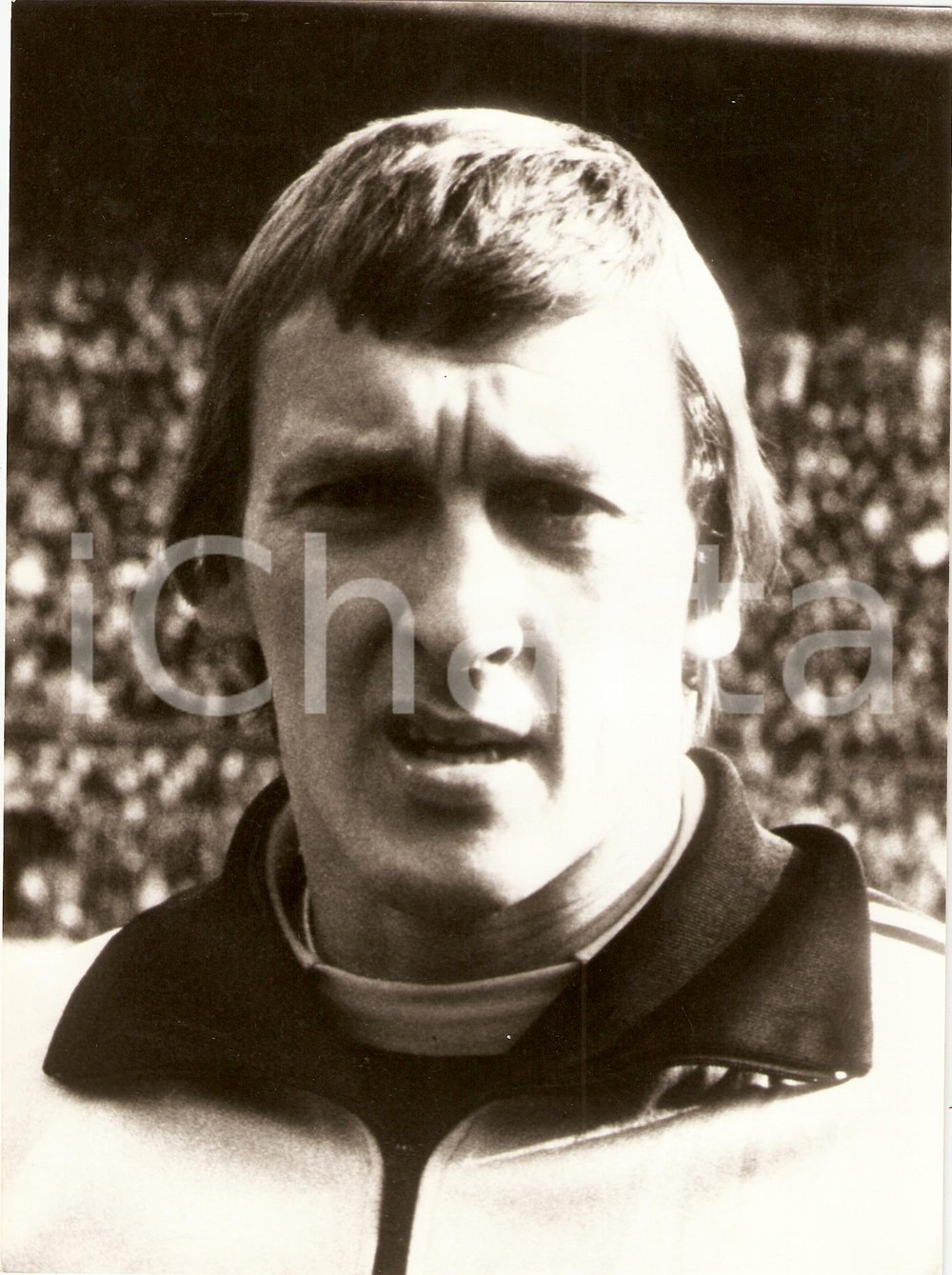 Fotografia d epoca originale 1980 OLANDA Calcio EUROPEI Pim DOESBURG Ritratto Fotografia 1
