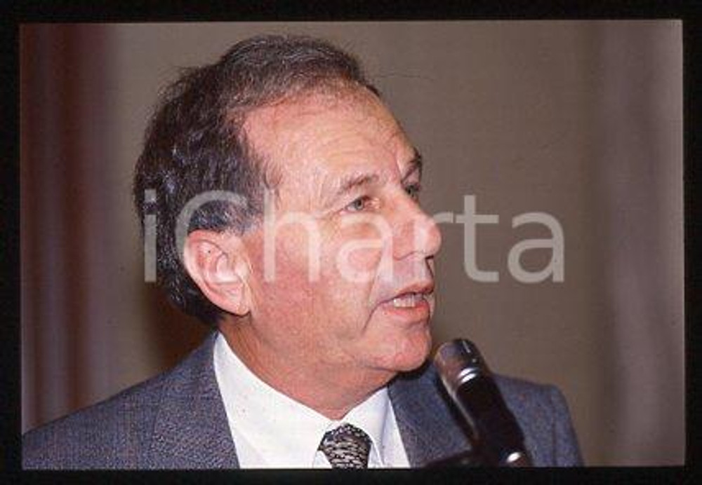 35mm vintage slide* 1993 ca MILAN Amnon RUBINSTEIN Israel politician (15)