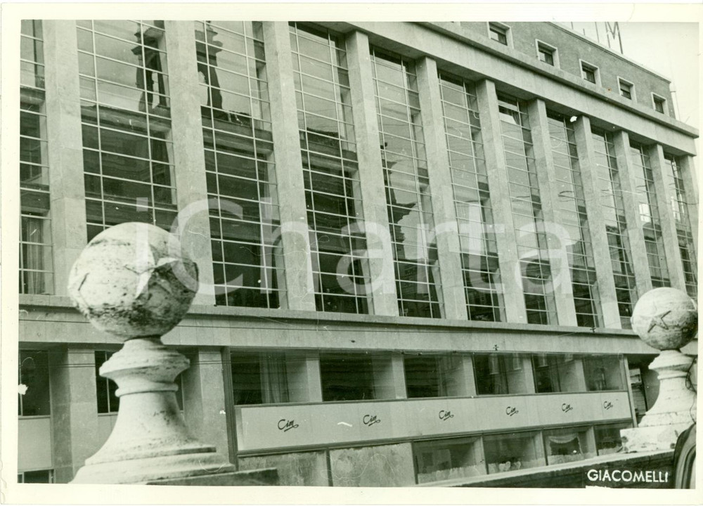 Fotografia d epoca originale 1941 ROMA Il palazzo di vetro del CONSORZIO ITALIANO MANUFATTI CIM Foto 1