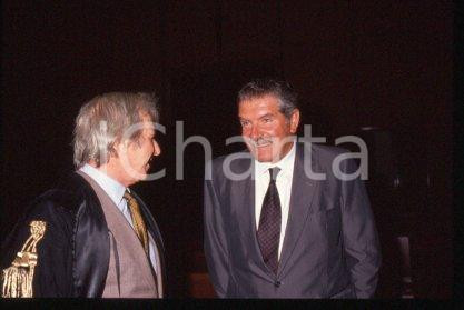 35mm vintage slide* 1990 ca ITALY Giuseppe FARINA & lawyer Vittorio D'AIELLO 35