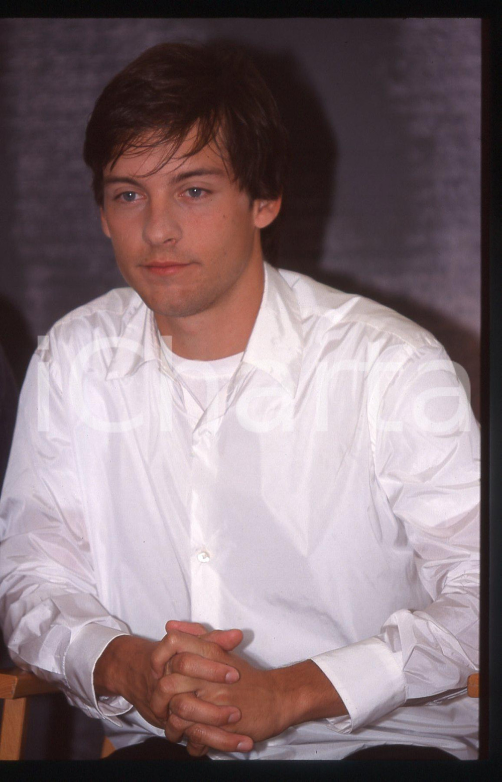 35mm vintage slide*1999 VENEZIA Tobey MAGUIRE alla Mostra del Cinema (1)