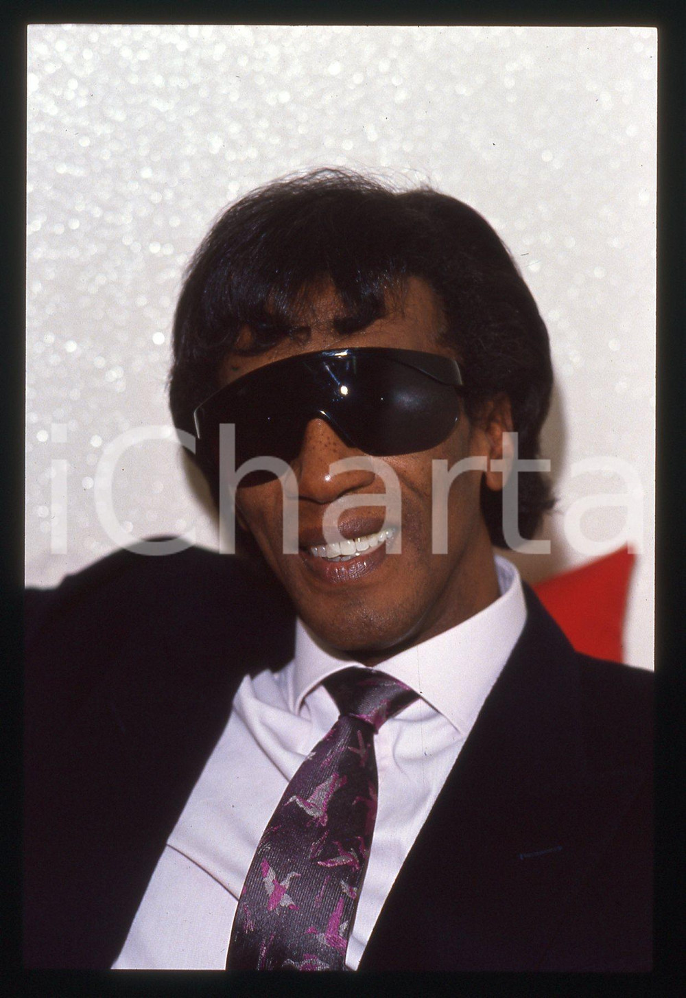 35mm vintage slide* 1985ca ITALIA COSTUME Rocky ROBERTS Ritratto del cantante 13