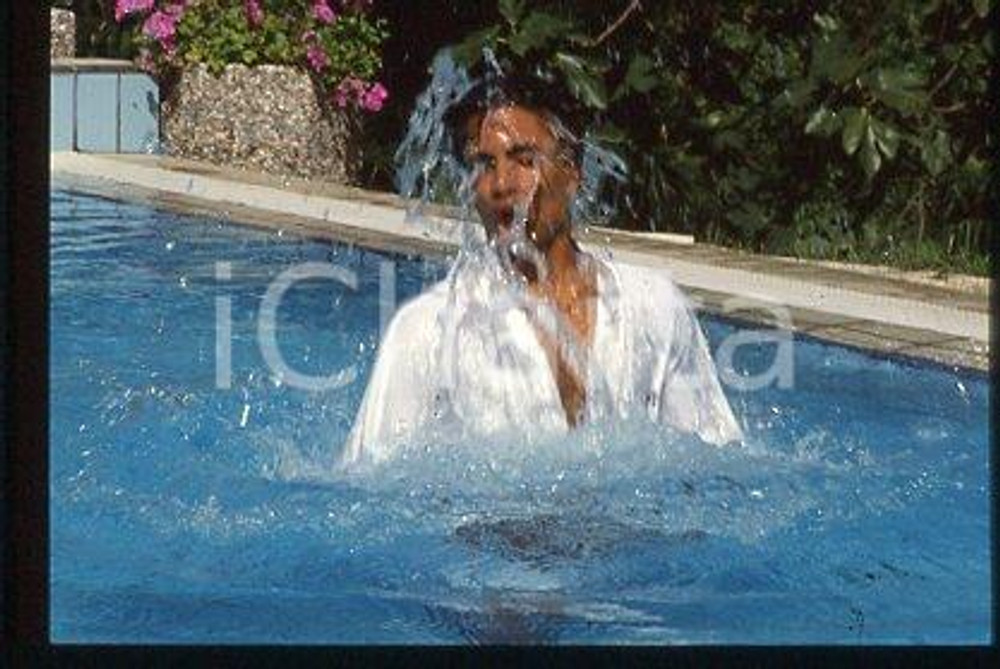 35mm vintage slide* 1987 ca MUSIC GEORGIO ALLENTINI African-American singer (20)