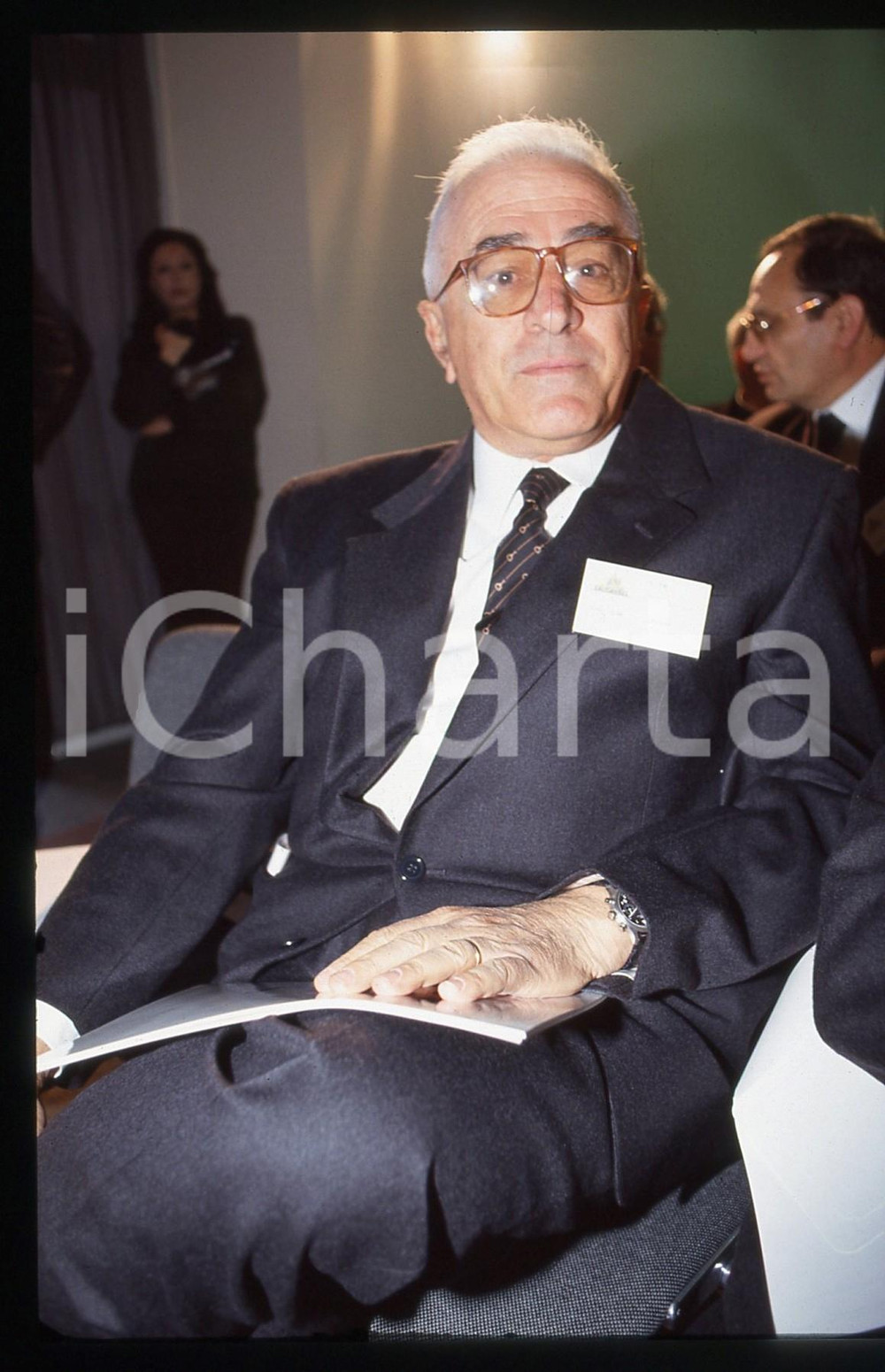 35mm vintage slide* 1993 ROMA Giuseppe CUCCIA ritratto del manager (8)