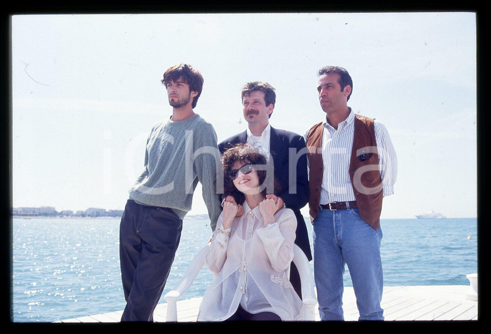 35mm vintage slide*1994 CANNES Alessandro D'ALATRI Anna GALIENA Massimo GHINI 10