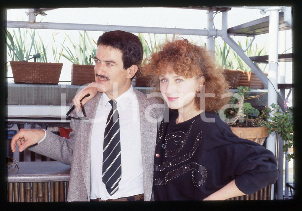 35mm vintage slide* 1985 ca ITALIA Giuseppe PAMBIERI Lia TANZI Ritratto (6)