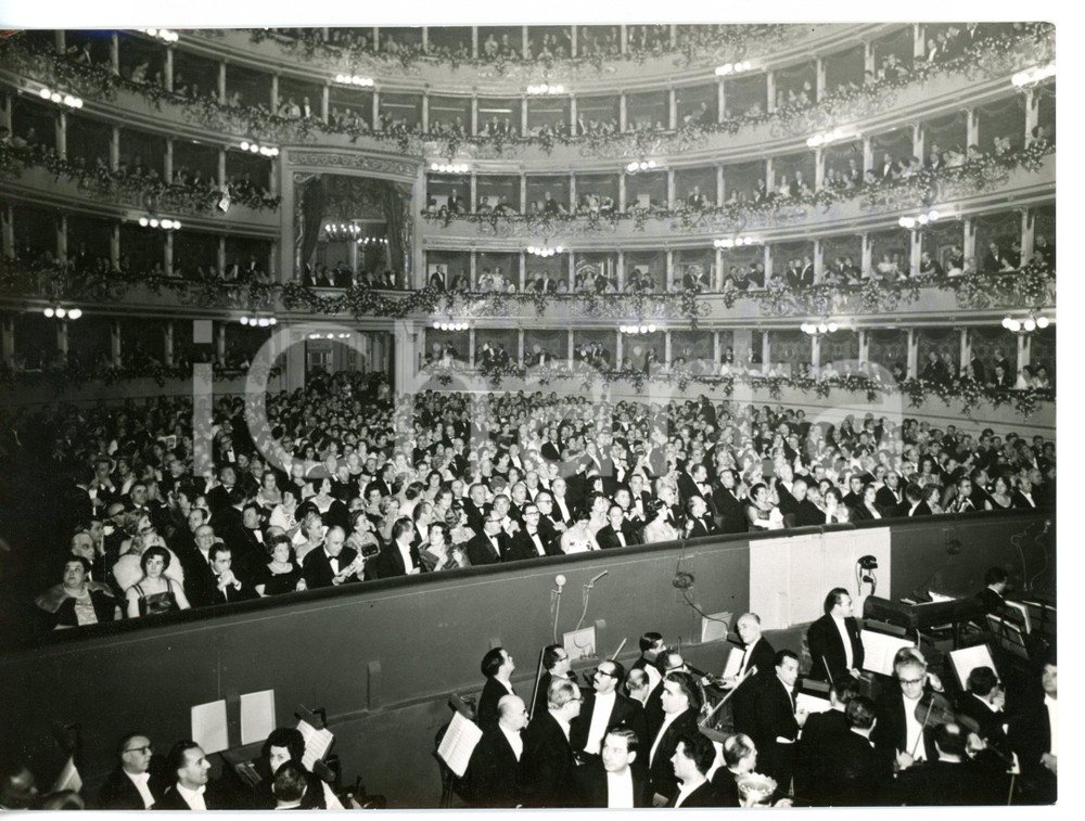 1958 MILANO Teatro alla Scala - Inaugurazione della stagione lirica *Foto 18x13