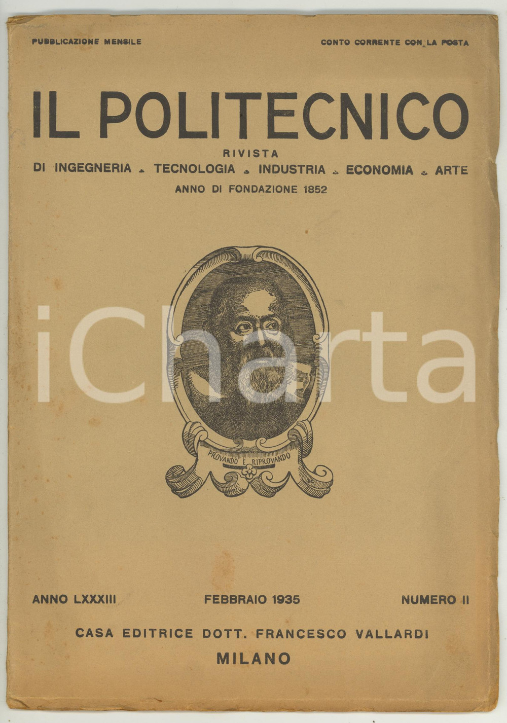 Giornale, rivista storica 1935 IL POLITECNICO Marmi e pietre della Venezia Tridentina  Anno LXXXIII nÂ° 2 1