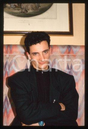 BUNGARO - ITALY Portrait of singer-songwriter 1990 ca * 35 mm vintage slide 20