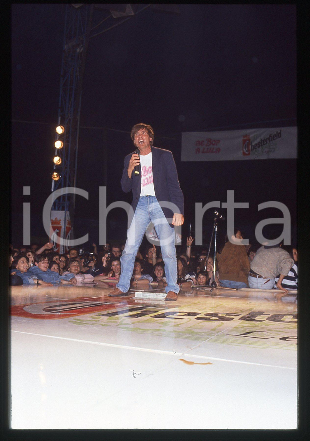 35mm vintage slide* 1990 ca COSTUME - Gianni MORANDI