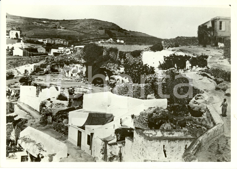 Fotografia d epoca originale 1935 ca LAS PALMAS Gran Canaria Veduta panoramica localitÃ  ATALAYA Fotografia 1