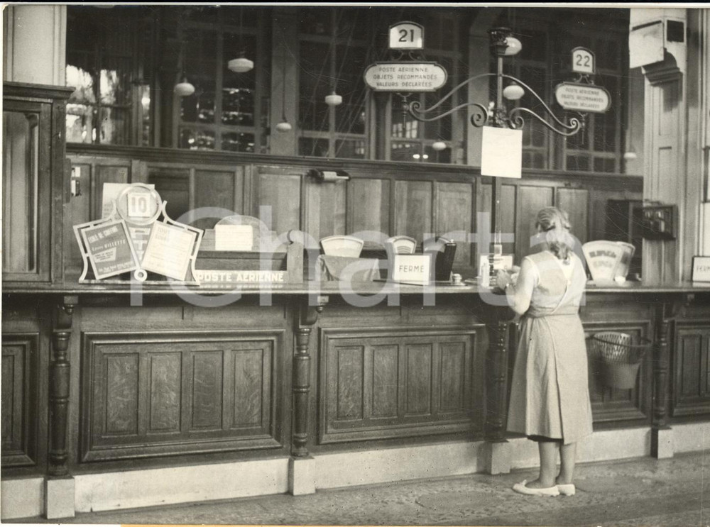 1960 PARIS Grève de la Fonction Publique - Guichets des Postes fermés - Photo
