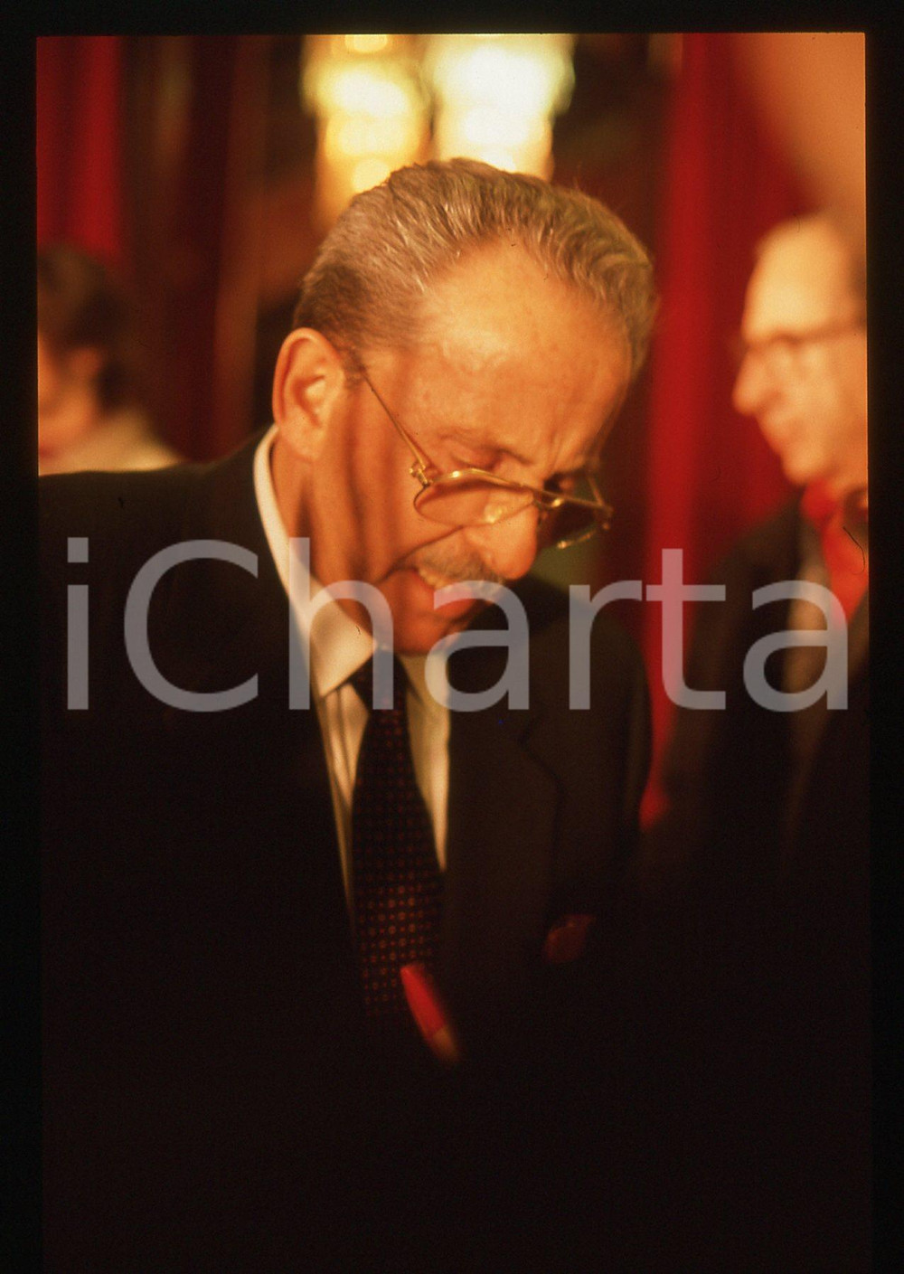 35mm vintage slide* 1989 FESTIVAL SANREMO - Domenico MODUGNO Ritratto (2)