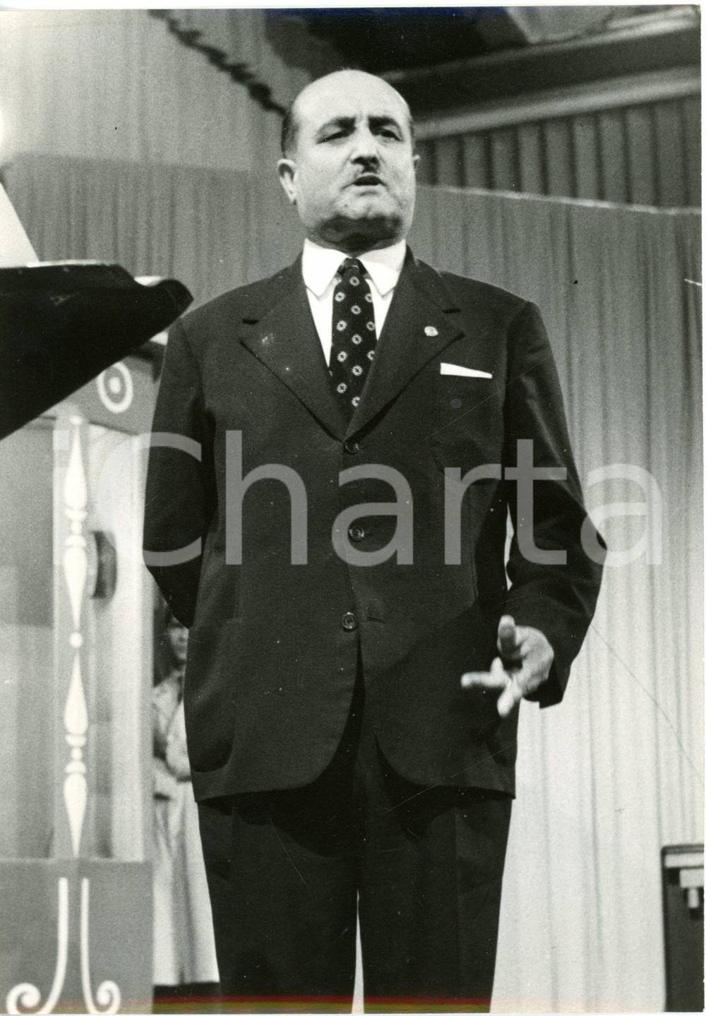 1956 RAI UNO "Lascia o raddoppia?" - Il concorrente VISMARA in gara *Foto