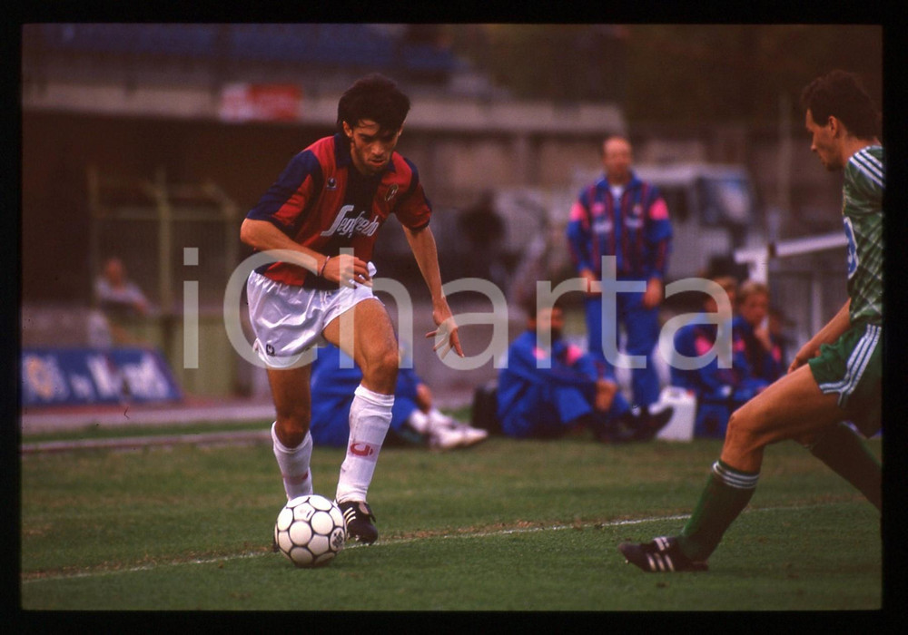 35mm vintage slide* 1988 ITALIA CALCIO Gianluca LUPPI BOLOGNA F.C. - Gara