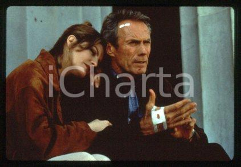 35mm vintage slide* 1993 Film "IN THE LINE OF FIRE" Clint EASTWOOD Rene RUSSO 2