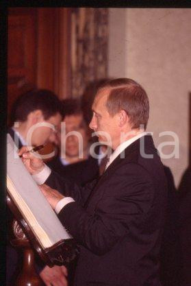 35mm vintage slide* 2000 MILAN the President of Russia Vladimir PUTIN (52)