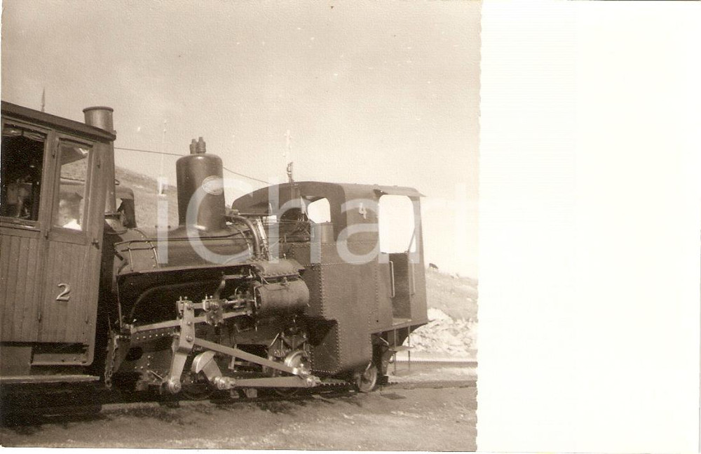 Cartolina originale da collezione 1970 ca AUSTRIA Schafberg Bahn Locomotiva 4 Cartolina FP NV 1