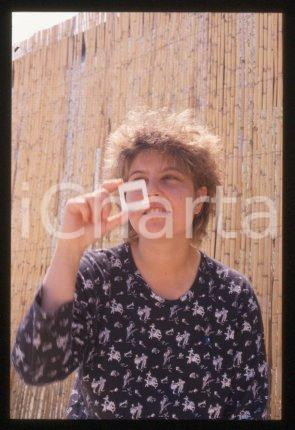 35mm vintage slide* 1990 ca ITALIA Fiorella INFASCELLI Ritratto regista (16)
