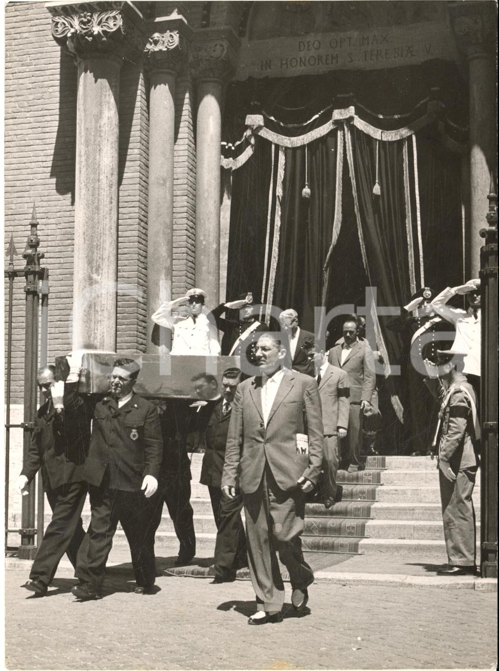 1955 ROMA S. Teresa d'Avila - Funerali contessa Giuseppina PACELLI MENGARINI