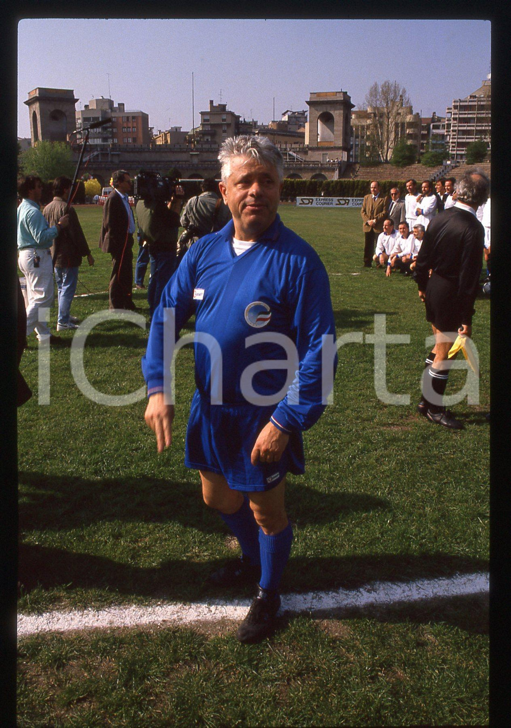 35mm vintage slide* 1990 ca MILANO CALCIO - Lino TOFFOLO Nazionale ATTORI