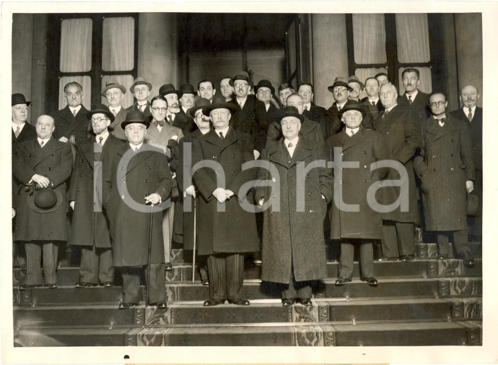 Fotografia d epoca originale 1938 PARIS Ministri del nuovo governo di LÃ©on BLUM Fotografia gruppo 1