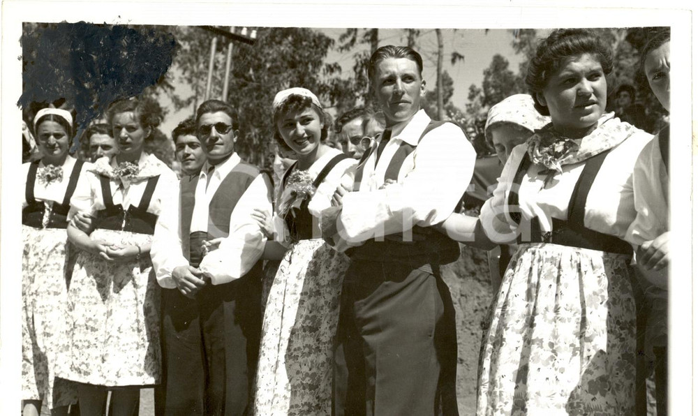 Fotografia d epoca originale 1939 ADDIS ABEBA ETIOPIA A.O.I. Rurali dell OPERA NAZIONALE COMBATTENTI 1
