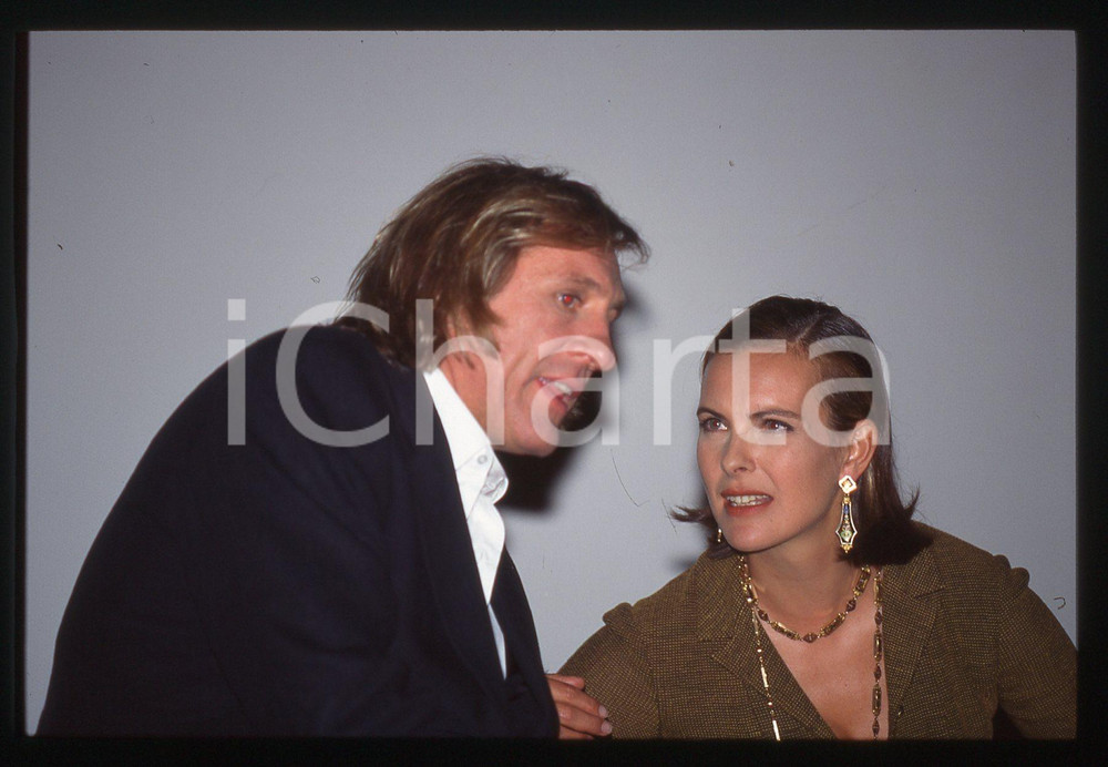 35mm vintage slide* 1997 VENEZIA Gérard DEPARDIEU Carole BOUQUET Festival (14)