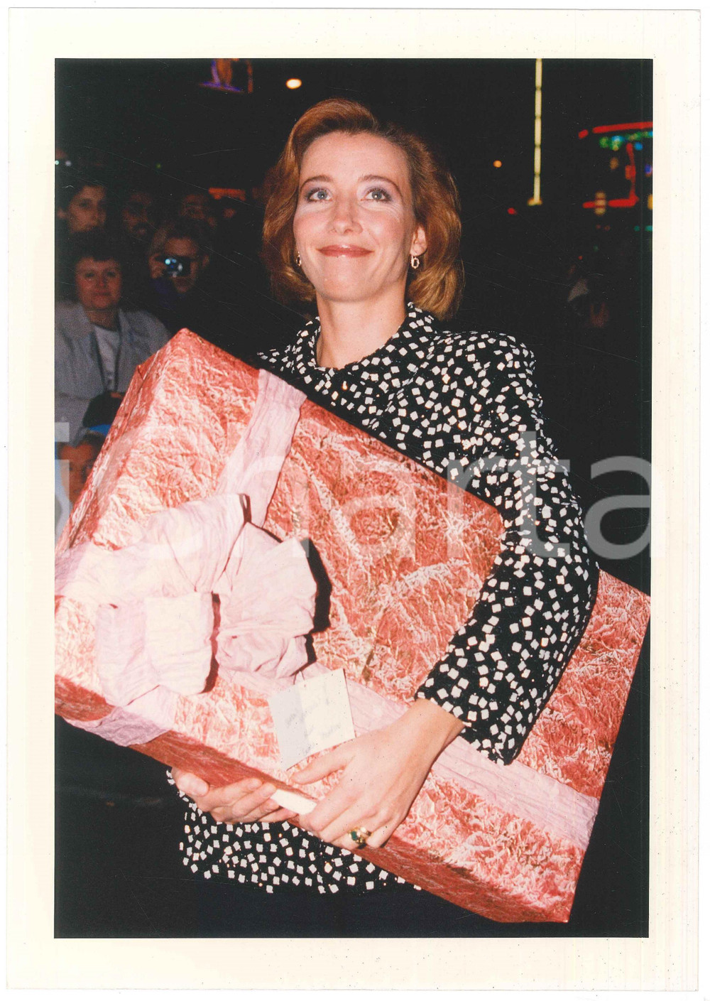 Fotografia d epoca originale 1994 CINEMA Emma THOMPSONGala Charity Film Premiere of Junior  Photo 29x21 cm 1