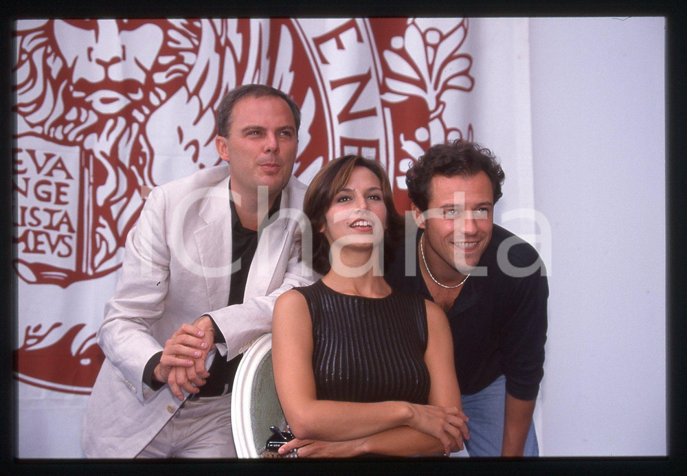35mm vintage slide* 1998 MOSTRA DI VENEZIA Stefano ACCORSI Stefania MONTORSI (1)