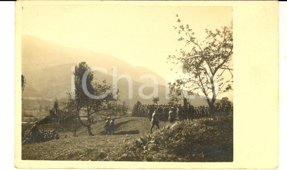 Fotografia d epoca originale 1930 ca REGIO ESERCITO GRANDI MANOVRE Fanteria in esercitazione Foto cartolina 1