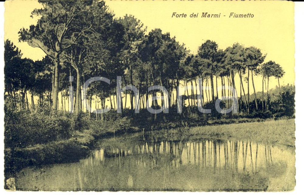 Autografo originale 1910 ca FORTE DEI MARMI LU Fiumetto Cartolina alla duchessa Teodora BONELLI 1